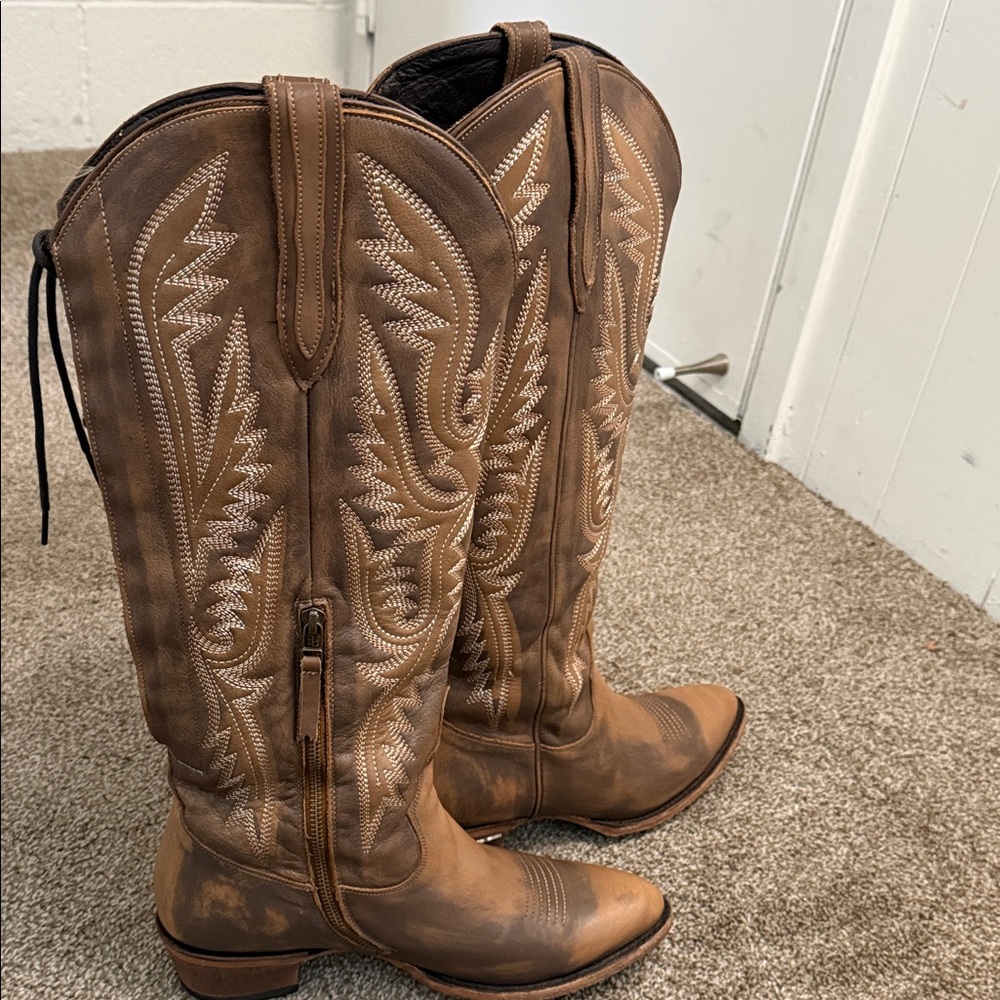 Lane Monica cowgirl boots brown size 11 - Picture 2 of 9